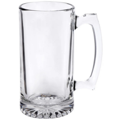 Picture of 26.5oz. Personalized Engraved Glass Sports Mugs with Handle