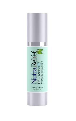 Picture of D3 VITAMIN + MENAQ7®  VITAMIN K2 AS MK-7 Net Wt. 1.9oz.by NutraRelief