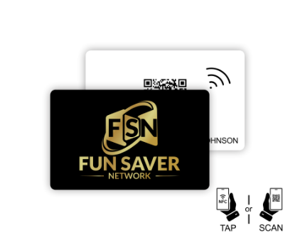Picture of Fun Saver Network NFC "Bump" Card - with FREE SHIPPING (USA ONLY)