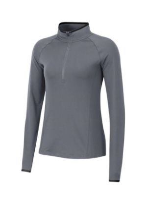 Picture of Under Armour Women's Pitch Grey / Black T2 Quarter-Zip