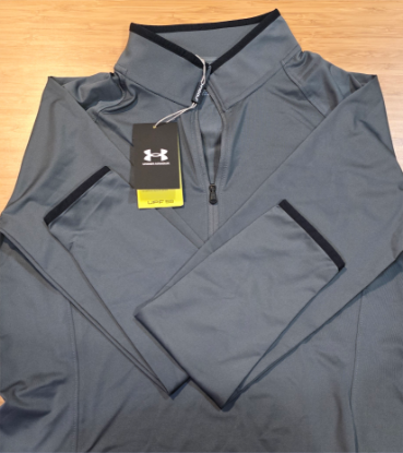 Picture of Under Armour Women's Pitch Grey / Black T2 Quarter-Zip