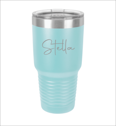 Picture of 30oz Polar Camel Light Blue Vacuum Sealed Tumbler - Personalized