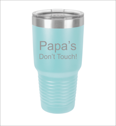 Picture of 30oz Polar Camel Light Blue Vacuum Sealed Tumbler - Personalized