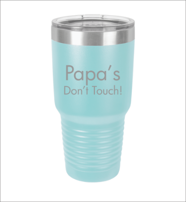 Picture of 30oz Polar Camel Light Blue Vacuum Sealed Tumbler - Personalized