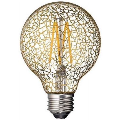 Picture of *Special Purchase* LED HD Soft White LED Decorative Crackle Glass Bulb