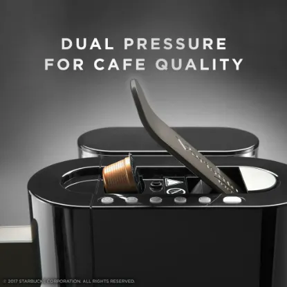 Picture of Starbucks Verismo System Coffee and Espresso Single Serve Brewer Black