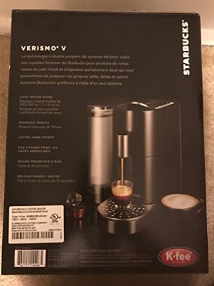 Picture of Starbucks Verismo System Coffee and Espresso Single Serve Brewer Black