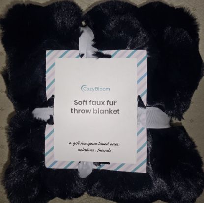 Picture of CozyBloom Soft Faux Fur Throw
