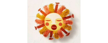 Picture of 2- Opalhouse designed w/ Jungalow Fringed and Embroidered Sun/Round Throw Pillows