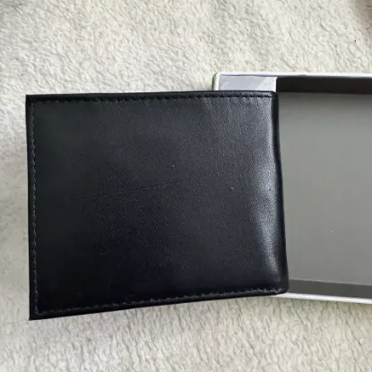 Picture of Kenneth Cole REACTION Men's Genuine Leather Bifold Wallet Black