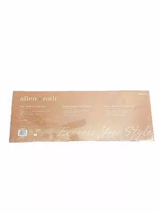 Picture of allen + roth 23.6-in L x 8.25-in D x 3.93-in H Dark Oak Rectangular Shelf Kit