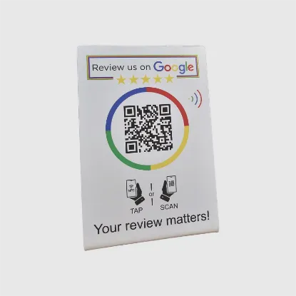 Picture of NFC Google Review L-Stands - 1 Side Print
