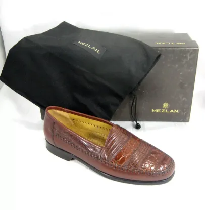 Picture of Mezlan Mens Lizard Skin Shoes