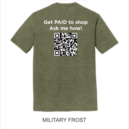 Picture of "Get Paid To Shop" District ® Perfect Tri ® Tee