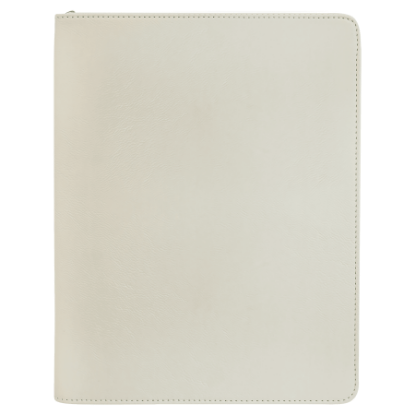 Picture of 9 1/2" x 12" Zippered Laserable Leatherette Portfolio with Notepad