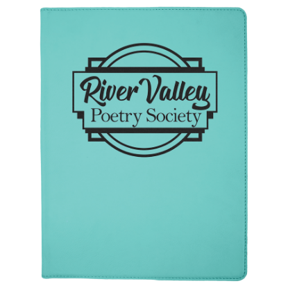 Picture of 9 1/2" x 12" Zippered Laserable Leatherette Portfolio with Notepad