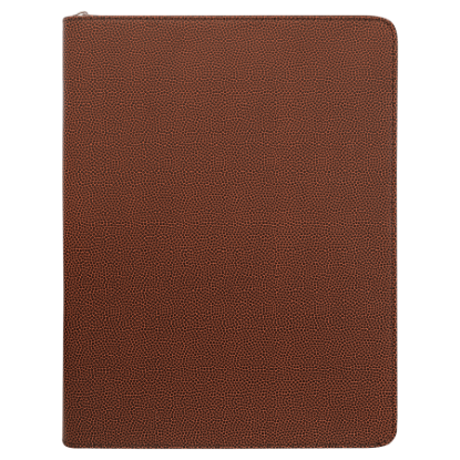 Picture of 9 1/2" x 12" Zippered Laserable Leatherette Portfolio with Notepad