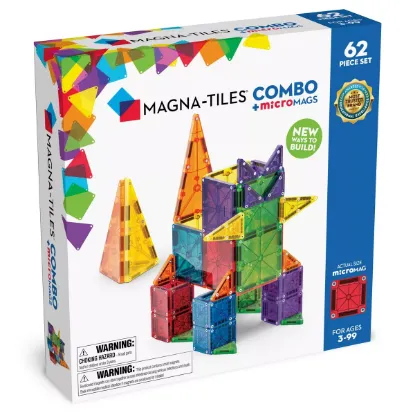 Picture of MAGNA-TILES Combo microMAGS 62pc