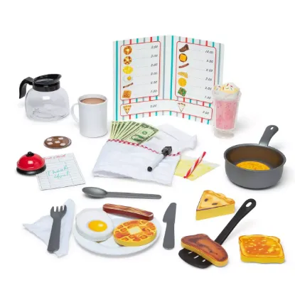 Picture of Melissa & Doug Star Diner Restaurant Play Set - 41pc