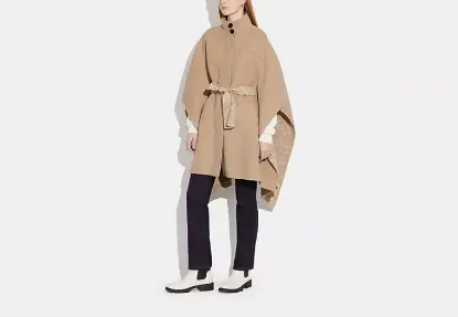 Picture of Double Face Wool Cape by Coach