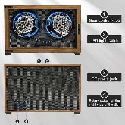 Picture of Isili Double Watch Winder for Automatic Watches