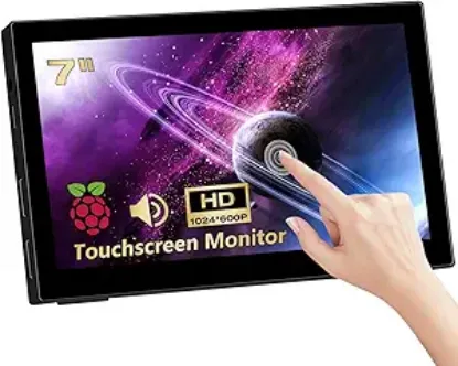 Picture of 7 inch Touchscreen Mini Monitor 1024 X 600 Small Monitor