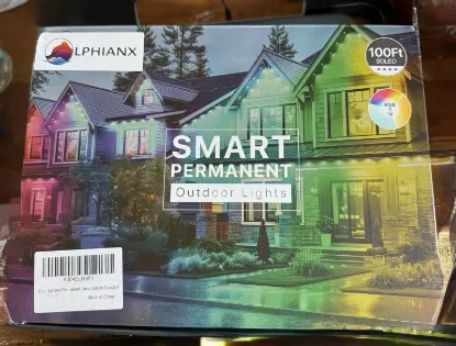 Picture of LPHIANX Smart Permanent Outdoor Lights,Smart RGB C W - 80LED - 100 foot