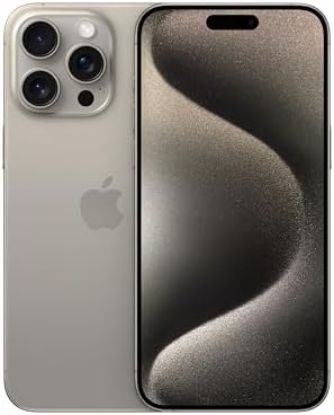 Picture of Apple iPhone 15 Pro Max, 256GB, Natural Titanium - (Renewed Premium)**PHONE ONLY-SMALL SCRATCH ON SCREEN**