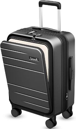 Picture of Carry On Luggage 22x14x9 - Airline Approved - Black