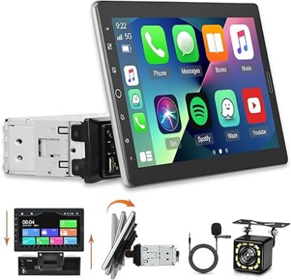Picture of 10.1 inch Single Din Car Stereo with CarPlay and Android Auto