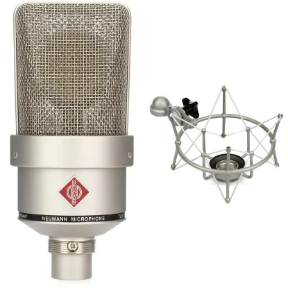 Picture of Neumann TLM 103 Large-diaphragm Condenser Microphone and Shockmount - Nickel