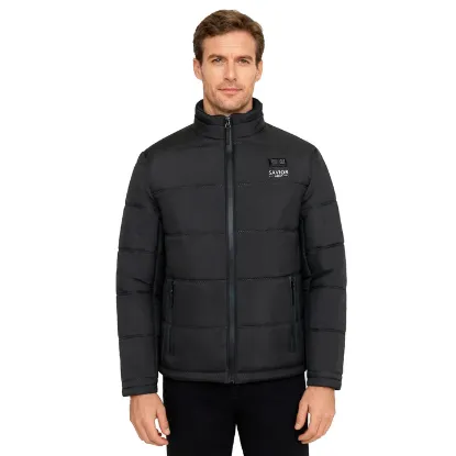 Picture of Savior Winter Men's Electric Heated Outwear Keep Warm-2XL-Black