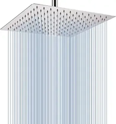 Picture of Rainfall Shower Head-Silver-10 inch