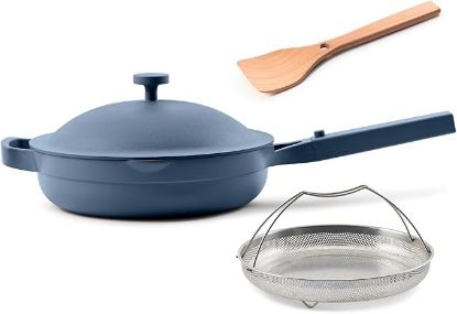 Picture of Our Place Always Pan-10.5” (2.6 Qt) Nonstick-Blue Salt