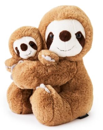 Picture of FAO Schwarz 10" Mommy and Me Sloth Plush