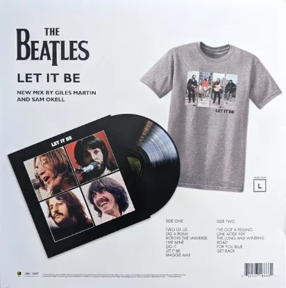 Picture of The Beatles - Let It Be (Vinyl + T-Shirt Bundle) LP