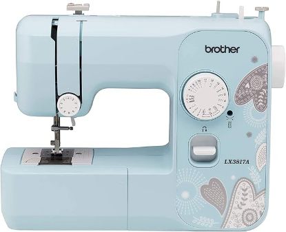 Picture of Factory Refurbished brother RLX3817A 17-Stitch Sewing Machine, Blue