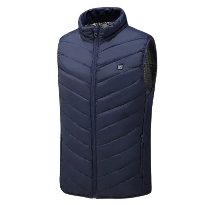 Picture of COREHANCE Heated Vest with Battery Pack-Dark Blue-2XL