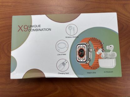 Picture of X9 Unique Ultra Combination Smart Watch Set-Black Bands