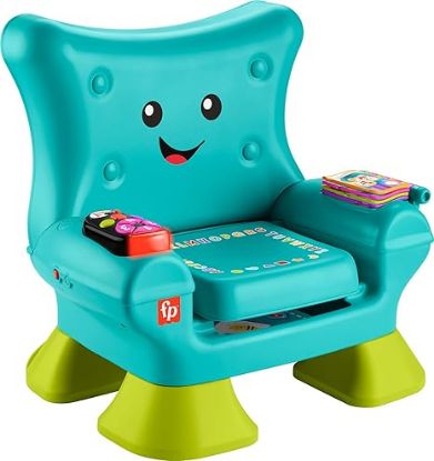 Picture of Fisher-Price Toddler Learning Toy Laugh & Learn Smart Stages Chair-Teal