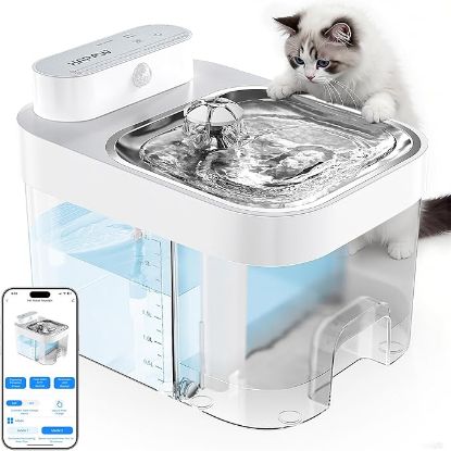 Picture of Hapaw Cat Water Fountain-White