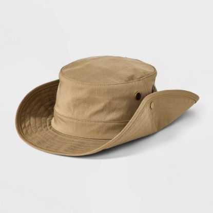Picture of Goodfellow & Co™ Men's Cotton Blends Boonie Bucket Hat with Blue Cord -  Khaki - M/L