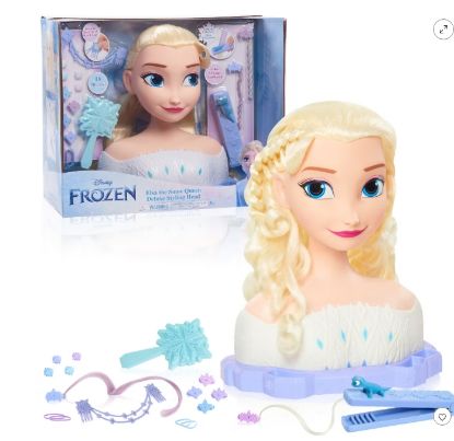 Picture of Disney Frozen 2 Deluxe Elsa the Snow Queen Styling Head 17pc