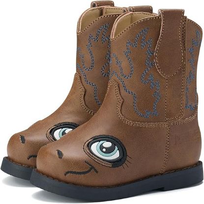 Picture of Rollda Toddler Cowboy Boots-Brown-Size 4