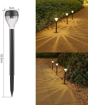 Picture of 10-pc Set Solar Pathway Lights-Warm White