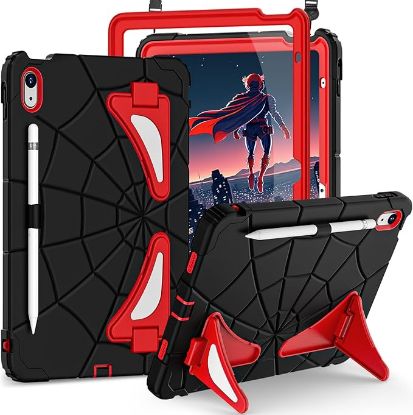 Picture of Case for iPad (A16) 11th, 10th Generation-Black/Red