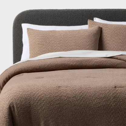 Picture of Threshold™ Full/Queen 3-pc Boucle Comforter Set-Brown