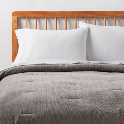 Picture of Room Essentials™ Full/Queen Corduroy Plaid Comforter - Gray