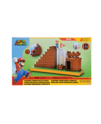 Picture of Nintendo Super Course Complete Playset Includes 2.5 inch Mario Action Figure