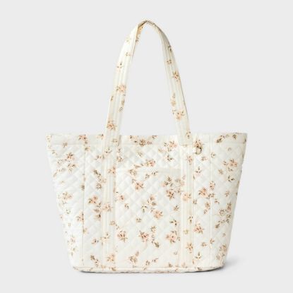 Picture of Universal Thread™  Soft Quilted Tote Bag - Ivory